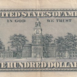 Alternative view of AMERICA 100 DOLLAR Benjamin Franklin OLD SERIES 1996 RARE NOTE