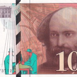 France 100 Cent Francs 1839-1906 Paul Cezanne UNC Bank Note