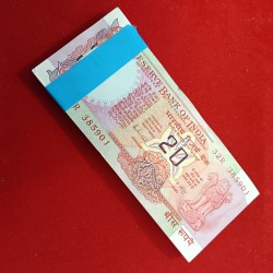 Twenty Rs Rare Chakra Full Bundle Governor RN Malhotra Gem Unc Choclate Condition 385901