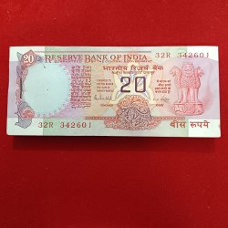 Twenty Rs Rare Chakra Full Bundle Governor RN Malhotra Gem Unc Choclate Condition 342601