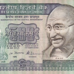 500 RUPEES FIRST ISSUE DANDHI MARCH GOVERNOR S. Venkitaramanan RARE NOTE