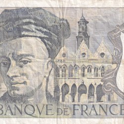 Alternative view of France 50 Francs (Maurice Quentin) Bank Note