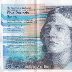 Scotland 5 Pound Polymer Note
