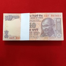 Ten Rs Old Gandhi Bundle Governor Raghuram Rajan Gem Unc Condition 863401