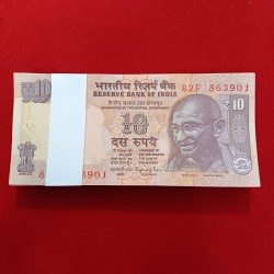 Ten Rs Old Gandhi Bundle Governor Raghuram Rajan Gem Unc Condition 863901