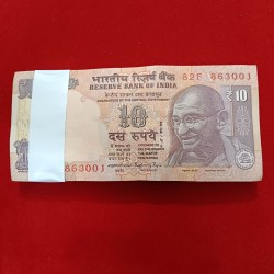 Ten Rs Old Gandhi Bundle Governor Raghuram Rajan Gem Unc Condition 863001