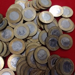 Ten Rs Dr Radhakrishnan 125 th Birth Anniversary Hyderabad Mint 2015 Year Unc Condition 98 Pcs Given