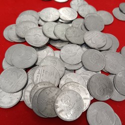 Two Rs Louis Braille FSS Scare Coins Hyderabad or Bombay Mint 100 Pcs Given Republic of India