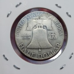 Alternative view of HALF DOLLAR UNITED STATES OF AMERICA YEAR 1950 WEIGHT 12.5 GMS