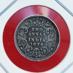 TWO ANNA VICTORIA EMPRESS 1878