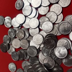 Alternative view of 50 Paise Floral First Issue Scare Coins 2011 Year Bombay Mint Gem Unc Condition