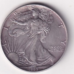 AMERICA 1 DOLLAR 1993 - EAGLE BULLION - SILVER (.999) WEIGHT 31.103 GRAM COIN #03