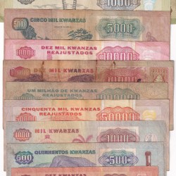 Alternative view of ANGOLA 10 PCS SET #SK-20