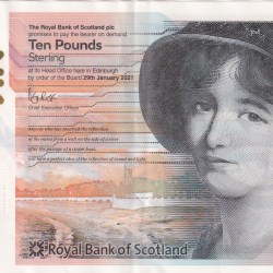 Scotland 10 Pound Polymer Rare Note