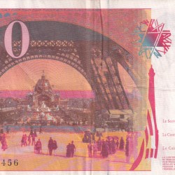Alternative view of France 200 Francs Gustave Eiffel RARE NOTE