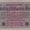 Germany 50 000 000 Mark rare Reichsbanknote