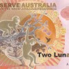 Australia 2 Lunar Dollars Rare Note
