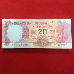 Twenty Rs Rare Chakra Full Bundle Governor C Rangarajan Unc Condition 250001