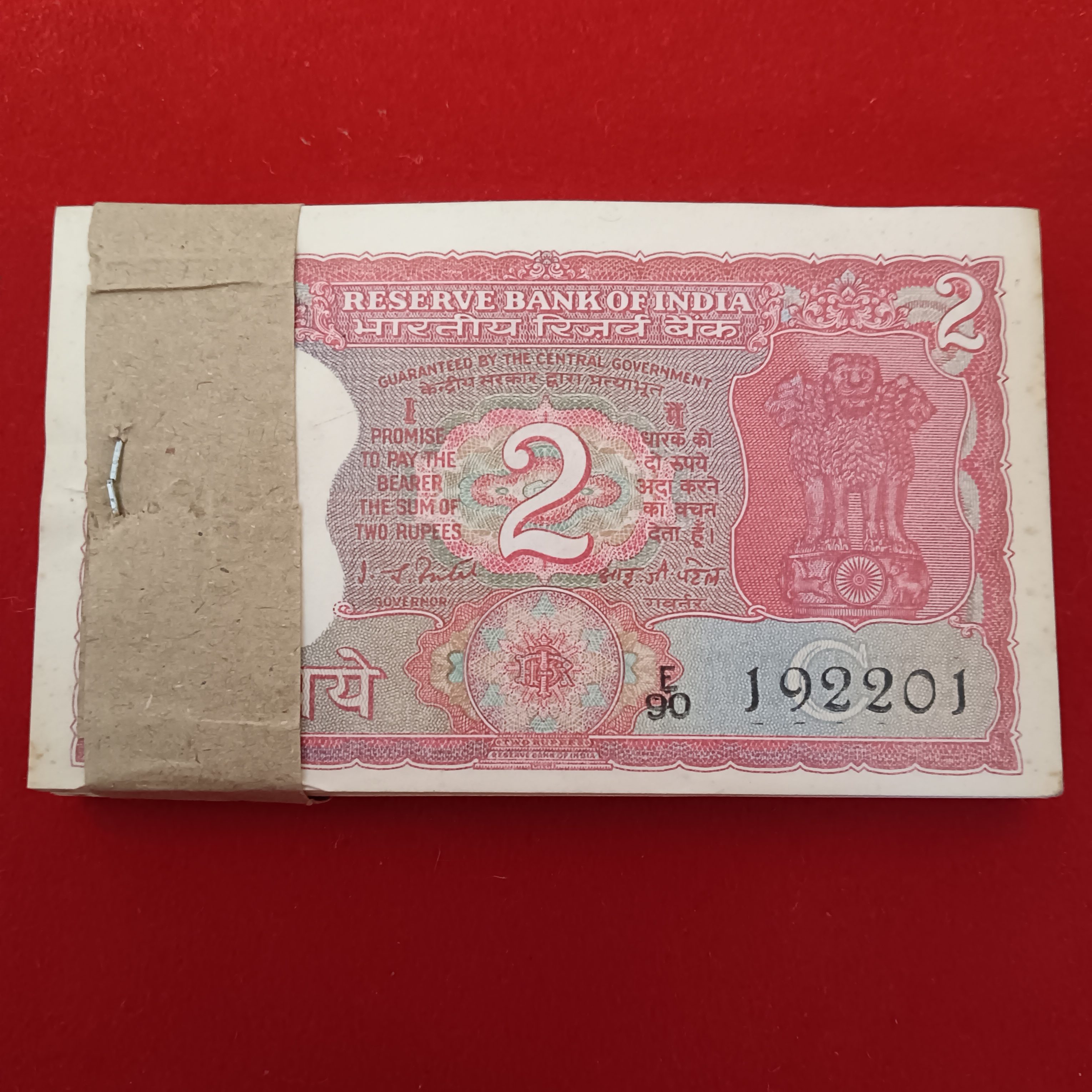 Two Rs Rare Tiger Bundle Governor IG Patel Gem Unc Condition 192201