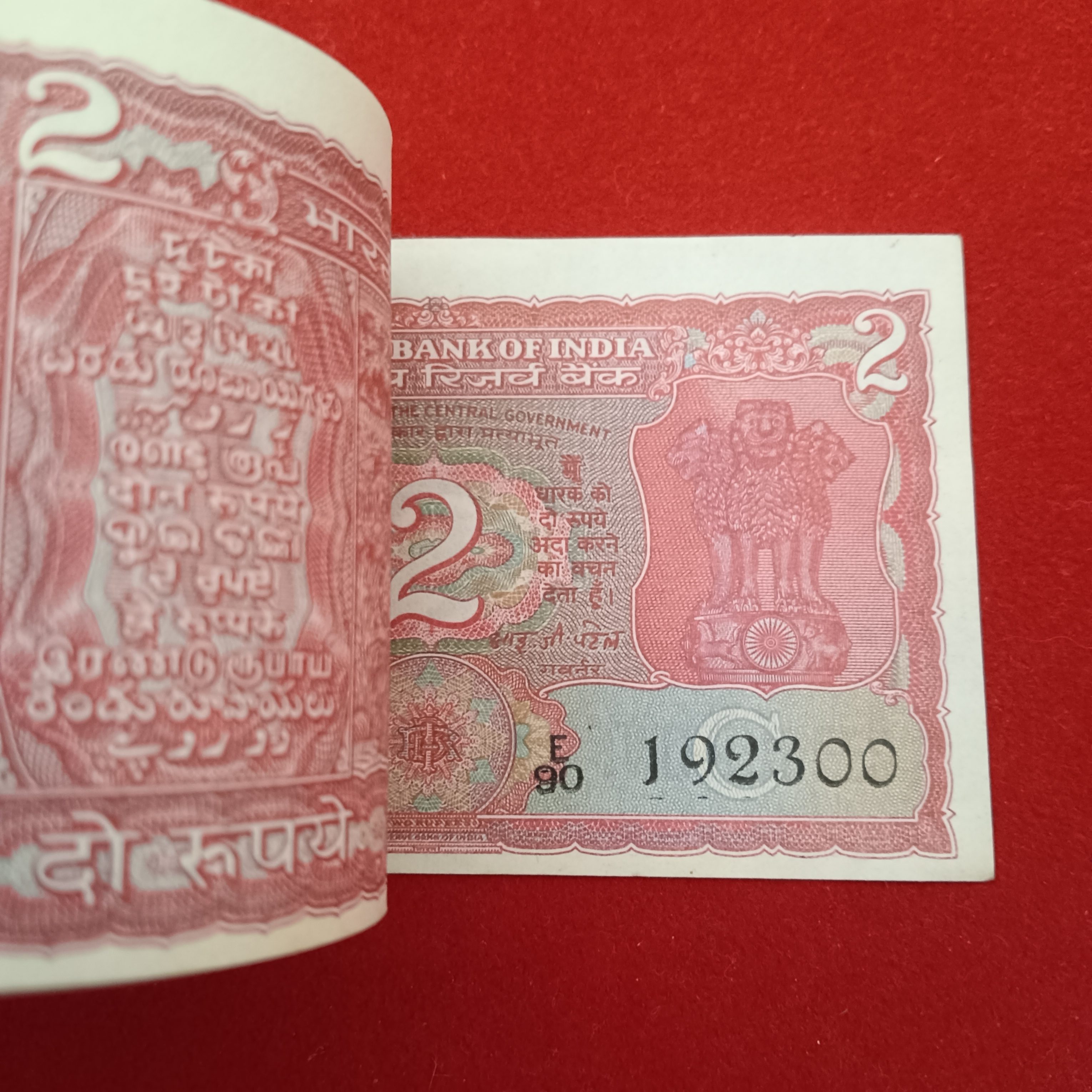 Two Rs Rare Tiger Bundle Governor IG Patel Gem Unc Condition 192201 - Image 3