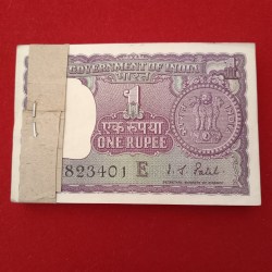 One Rs Rare Big Coin Full Bundle Finance Minister IG Patel Gem Unc Condition1972 Year 823401