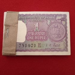 One Rs Rare Big Coin Full Bundle Finance Minister IG Patel Gem Unc Condition1972 Year 751401