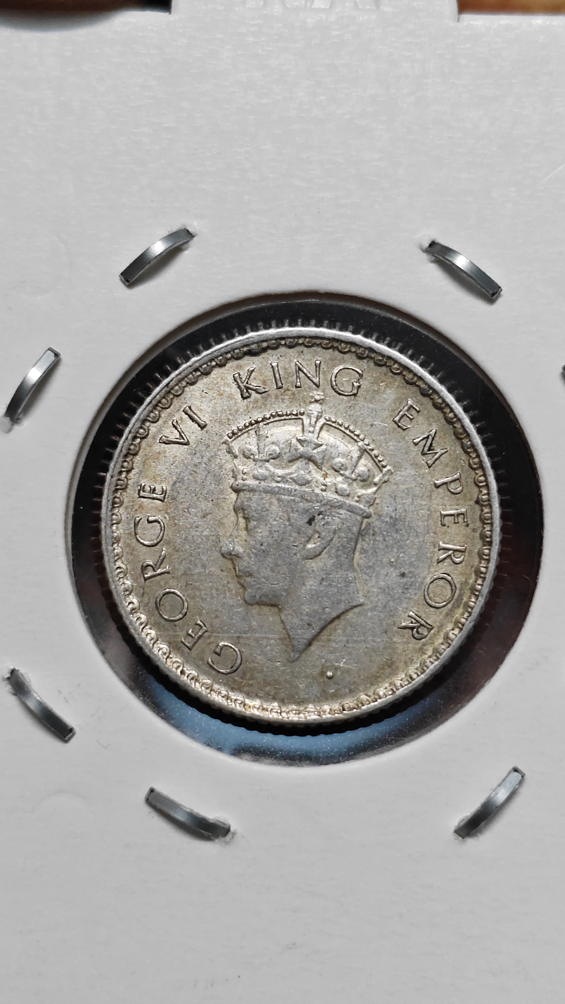 1/4 RUPEE 1939 BOMBAY MINT SKU E11 - Image 2