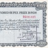 PAKISTAN 100 RUPEES PRIZE BONDS KARACHI OLD ISSUE & 100% ORIGINAL