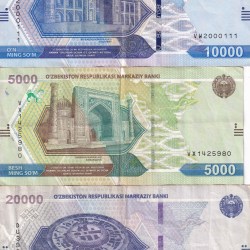 Uzbekistan 3 Pcs Set # B-2