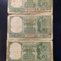 Republic India Denominaton 5 ₹ Back side of Mahatma Gandhi Same and similar note available