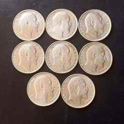 Alternative view of 🔥🔥Silver EDVARD COMPLETE YEARS COLLECTION SET BRITISH INDIA 🇮🇳 ALL FULLY SILVER EDWARD years SET 🎉🎉 8 DIFFERENT YEAR 🎉🎉1903/4/5/6/7/8/9/10 EXCELLENT CONDITION Each coin weight 11.5 gm Same and similar set available.