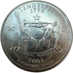 One Quarter Dollar United Sates of America State Tennessee Issue Very Unique and Rare
