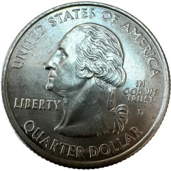 Alternative view of One Quarter Dollar United Sates of America State Florida Issue Very Unique and Rare