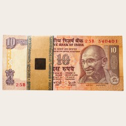 Rs 10 Y V Reddy Inset A Issue Serial Bundle Unique and Rare Without Year