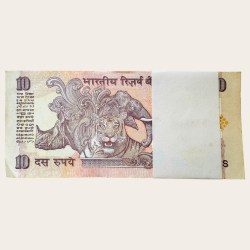 Alternative view of Rs 10 Bimal Jalan Inset L Issue Serial Bundle Unique and Rare Without Year