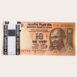 Rs 10 Raghuram Rajan Inset A 2014 Issue Serial Bundle Unique and Rare