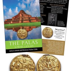 🟡 THE PALAS – GOLD DINAR REPRODUCTION COIN WITH BEAUTIFUL FOLDER PACKAGING