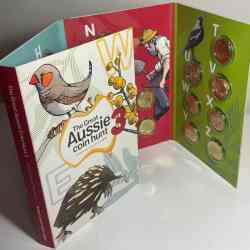 Australia, 2022 Full Set Of 26 coins, 1 Dollar, The Great Aussie Coin Hunt 3, Alphabet A To Z Complete Set, Mint Album, UNC Condition.