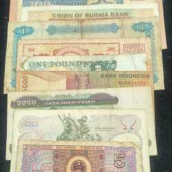Alternative view of 10 Different World Bank Note (10 Note Set)# Sku-1