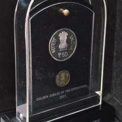 Alternative view of GOLDEN JUBILEE OF 1965 OPERATIONS 2015 ( 2 COINS SET ) V. I .P SET EXTREMELY RARE