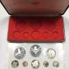 1974 CAYMAN ISLANDS Queen Elizabeth II Proof Set of 8 Coins 4 are Silver