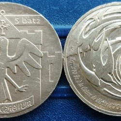 Switzerland - City of Neuchâtel – Local coins, 5 Batz, 2011, Millennium celebration of the city of Neuchâtel, 1011-2011, Fine Condition, May have some black spots.