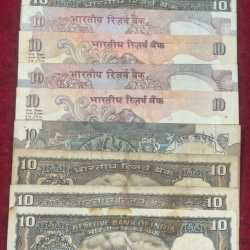 Alternative view of 11 DIFFERENT GOVERNOR 10 RUPEES (11 PCS) NOTE SET
