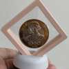 1000 Ruppes bymetalic medallion big size beautiful with box and stand