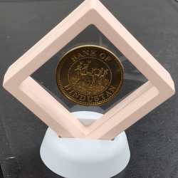 Alternative view of Ex-Rare 5 Rupya (Bank of Hindustan)1939 King George 6th,5 Deer/Hiran - Bank of India Medieval Coin Collection With Beautiful Box and Stand