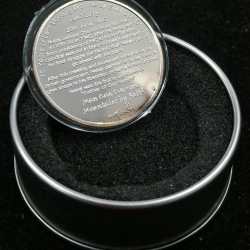Alternative view of Mahatma Gandhi- 75 years of last meeting with netaji (1940 - 2015) silver plated medallion with box & certificate