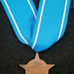 Alternative view of INDIA : POORVI STAR 1971 NAMED MEDAL RARE # I-85