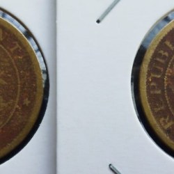 Liberia, 1 Cent, 1937, KM #11, Circulated Condition.