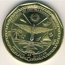 Alternative view of Marshall Islands, 1991, 10 Dollars, Military Heroes Series - To the Heroes of Desert Storm, KM 41, UNC Condition.