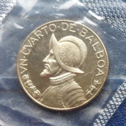 Panama, ¼ Balboa, 1966, KM #11.2a, Proof, Condition as per image.